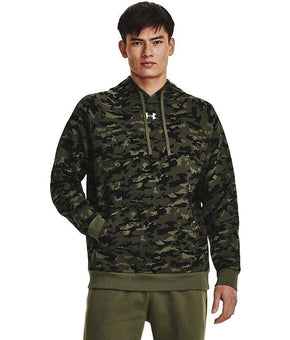 Under Armour Rival Fleece Camo Hoodie, Green Size M Green MSRP $60