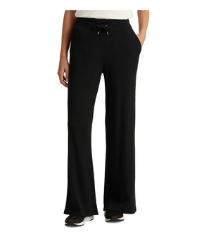 Lauren Ralph Lauren Womens Black Thermal Pocketed Lounge Pants Size M MSRP $110