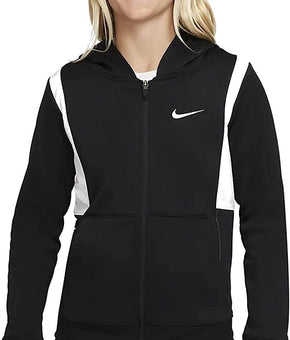 Nike Big Boys Therma-Fit Elite Full-zip Basketball Hoodie Black Size L MSRP $60