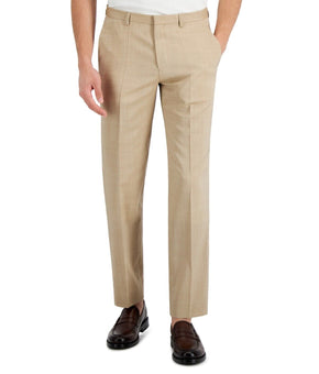 Hugo Boss Men's Modern-Fit Solid Suit Pants Beige Size 40R MSRP $198