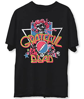 Hybrid Apparel Mens Band Black Graphic T-Shirt Size M