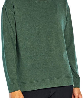 Orvis Womens Dropped Shoulder Crewneck Pullover Green Size M