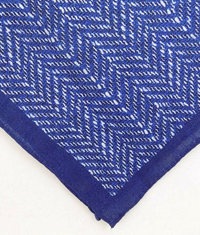 Ted baker mens hand handkerchief pocket square blue 12"x12" MSRP $50