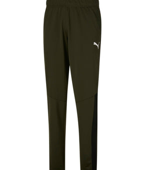 Puma Men's Contrast 2.0 Side Stripe Track Pants Size XXL Olive Green MSRP $40