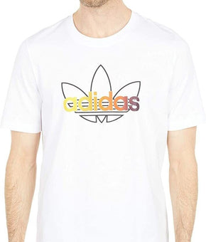 adidas mens Originals Sport Foundation Graphic Tee White Size XL