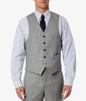 LAUREN RALPH LAUREN Men Classic-Fit Wool Stretch Vest Gray Size XL MSRP $125