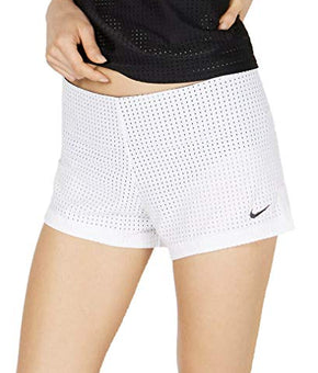 Nike Women's Sport Mesh Swim Shorts Small White Size S