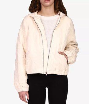 SANCTUARY Cotton Balboa Jacket Ivory Size XS MSRP $139