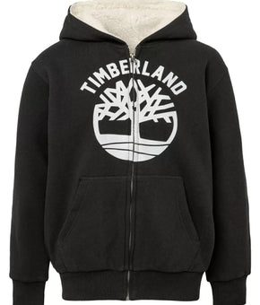 TIMBERLAND Big Boys Tree Zip Hoodie Black Size XL (18-20) MSRP $60