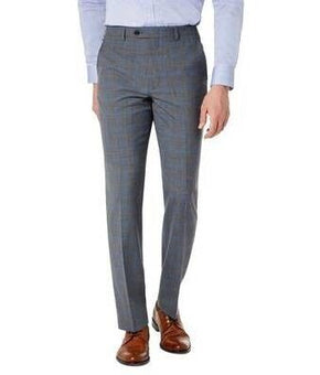 Lauren Ralph Lauren Classic-Fit Wool Stretch Pants Grey,Blue Size 44X30 $190