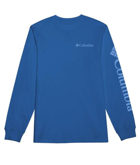 Columbia Sportswear Mens Fundamentals Cotton Logo T-Shirt Blue Size M