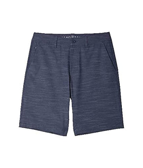 HangTen Men's Hybrid Short (Mood Indigo, Blue Size 40)