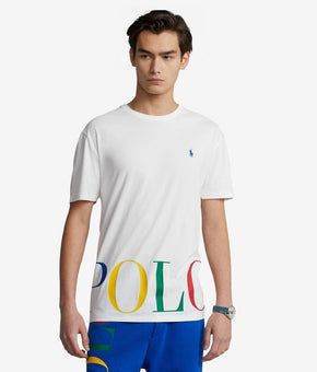 Polo Ralph Lauren Oversized Hem Logo T-Shirt in White Size M MSRP $60
