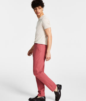 Calvin Klein Men's Slim Fit Red Tech Dress Pants Size 36x34 MSRP $95