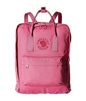 Fjallraven, Re-Kanken Recycled and Recyclable Kanken Backpack, Pink Rose