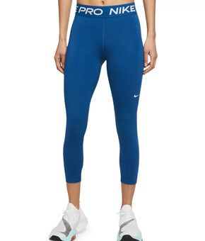 Nike Plus Size Pro Cropped Leggings Blue Size 2X MSRP $45