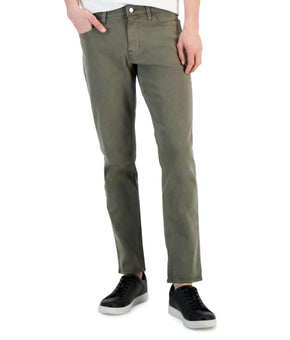 Michael Kors Men Slim Straight-Fit Acid Wash Parker Jeans Green Size 34x34 $108