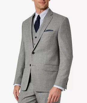 Lauren Ralph Lauren Mens Classic-Fit Stretch Suit Light Grey Size 44L