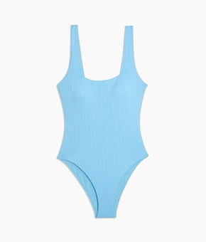 Onia Rafaela One Piece Swimwear Capri (Blue) Size L MSRP $145