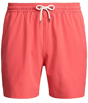 POLO RALPH LAUREN 5.75-Inch Swim Trunk in Starboard Red - Mens Size S