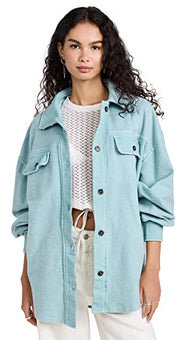 Free People Women's Ruby Jacket, Mountain Jubilee, Blue, S