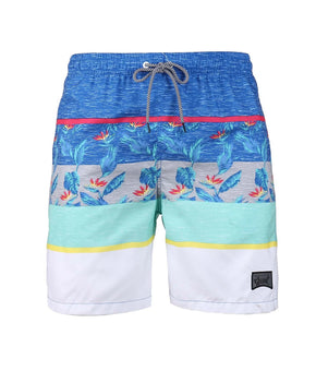 BEAUTIFUL GIANT Men Beach Swim Pocketed Board Short Multicolor Blue Green Sz XL