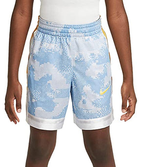 Nike Elite Super Big Kids' (Boys') Basketball Shorts (Grey / Blue), Size M