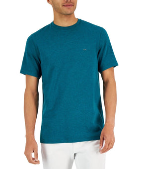Michael Kors Men's Solid Crewneck T-Shirt Green Size L MSRP $50
