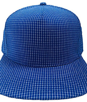 Chairman Royal Square Flat Brim Blue