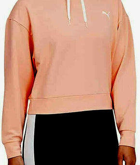 Puma Women's Modern Sport Hoodie Neon-Pink Size L