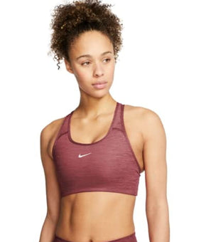 Nike Swoosh Women's Medium-Support 1-Piece Pad Sports Bra Size M Purple