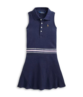 Polo Ralph Lauren Girls Dress Blue Navy Size 6X MSRP $60