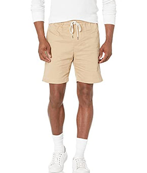 Velvet by Graham & Spencer Men's Casual Benji Shorts, Khaki, S