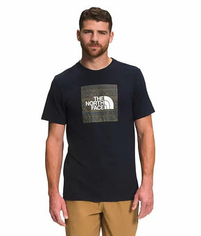 The North Face Men's Boxed T-Shir Tee - Medium - Blue Navy Olive Green