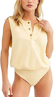 Free People Peek Aye Bodysuit, Sunlight, Small