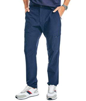 Nautica Men Navtech Performance Slim-Fit Utility Pants Dark Blue Size 36x30 $118