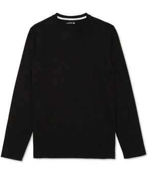 Lacoste Mens Jersey Nightwear Sleep Shirt Size XXL Black,