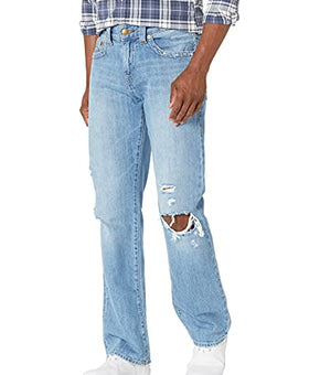 True Religion Men's Ricky Straight Fit Jean, Dream Maker Blue, Size 31W X 34L