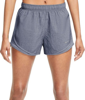 Nike Tempo Plus Size Women Running Shorts DRI-FIT Track Shorts Gray Blue Size 1X