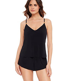 Magicsuit Swimwear Mila V-Neck Soft Cup Adjustable Swimsuit, Black, Size 8