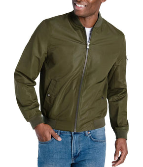 MICHAEL KORS Men's Bomber Jacket Oilve Green Size L MSRP $125